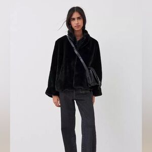 Ba&sh Paris Faux Fur Fanny Jacket